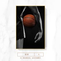 A款 30*40[黑色框] 科比挂画玄关詹姆斯NBA海报蜕变篮球卧室床头装饰画现代客厅壁画