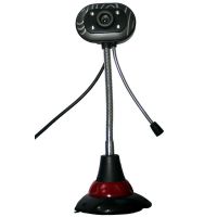 雨花石摄像头 无盒 免驱动五米加长线摄像头带夜视灯 视频头 电脑摄像头 USB视频头.