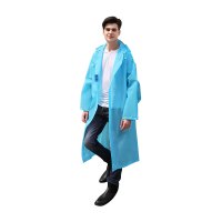安居先森KS372EVA14背包加厚时尚成人雨衣EVA 蓝色L(件)