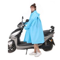 安居先森KS382EVA15骑行背包徒步多用成人雨衣EVA 蓝色L(件)