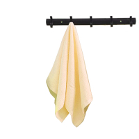 安居先森超柔瞬吸水绵雪长绒棉毛巾36*70cm 黄色