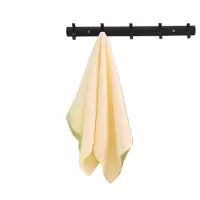 安居先森超柔瞬吸水绵雪长绒棉毛巾36*70cm 黄色