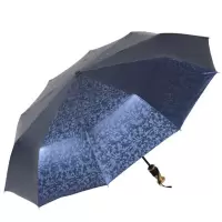 安居先森天圆地方十骨三折经典商务自动伞 (把)深蓝