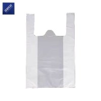 安居先森环保透明背心款手提塑料袋食品袋20*32cm一包100只