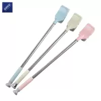 安居先森不锈钢波浪硬毛马桶刷卫生间清洁刷颜色随机