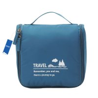 安居先森RH913防水记忆纺悬挂式便携旅行化妆洗漱收纳包 墨绿