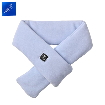 安居先森22D65防寒保暖自发热围巾USB充电 浅蓝(条)