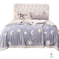 安居先森绵羊绒复合绒毯毛毯双人200*230cm 2400g D3346(条)