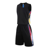 安居先森LQ885比赛球衣套装 黑色 L-6XL