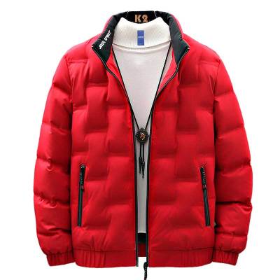 安居先森8028户外防寒服羽绒服新款冬装棉服红色M-5XL