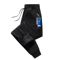 安居先森22199直筒裤子(可选束脚) 95%棉5%氨纶 黑色M-8XL