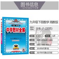 2022版中学教材全解九年级下册数学湘教版XJ薛金星配套教材辅导书