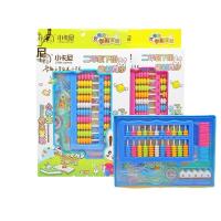 343二年级下册随机颜色 小学二年级下册学具盒人教版多功能套装计数器小学数学教具算盘钟