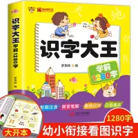 识字大王[加厚款] 儿童学前看图识字大王幼儿园学前中大班数学拼音启蒙早教认字书籍
