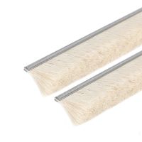 毛高20mm一米长 H型 羊毛条刷软毛耐磨H/F/T型抛光防尘密封防静电机柜铝合金门底条刷