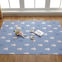 蓝兔 50x50CM 宠物狗狗猫咪垫子兔子围栏笼子地垫防滑耐咬四季隔凉防潮睡垫机洗