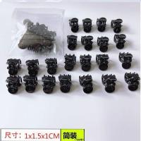 简易包装 果冻色5个(适合0到5岁) 韩版黑色小抓夹子成人迷你发夹头饰品发饰简约小发抓刘海夹发卡子