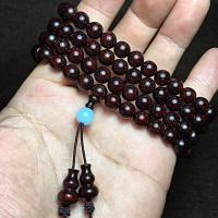 0.6*108颗 正宗小叶紫檀爆手串男女佛珠饰品首饰0.8*108颗男女款情侣款