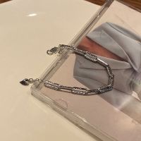 银色几何手链 波光粼粼闺蜜手链女生ins小众设计冷淡风手饰简约学生手镯首饰品