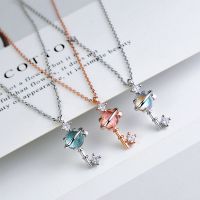 闺蜜钥匙[三件套] 简单包装 女学生闺蜜项链好姐妹三人项链钥匙星球吊坠锁骨链ins生日礼物