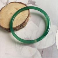 52-53 绿玉髓玛瑙极细手镯 一物一图玛瑙镯又称叮当镯