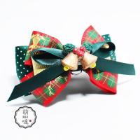 无铃铛 S-适合脖围15-25cm 圣诞宠物蝴蝶结铃铛项圈狗狗猫咪装饰领结猫狗饰品礼物萌哒