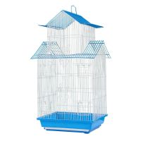 红色 豪华小别墅鸟笼标配 洋房式小别墅加高飞行笼大头虎皮玄凤鹦鹉八哥中小型类鸟笼观赏笼