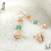 手链 单层 古风汉服配饰遇见神鹿脚环足链瑶瑶公主脚链王者荣耀衍生手链饰品