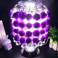 钻石玫瑰尊贵紫-四叶草手提装 生日礼物女生送女朋友闺蜜老婆惊喜浪漫表白实用结婚纪念日国庆节