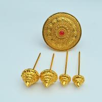 5件套装 景蓝傣古风泰式傣族金色小宝塔发簪头饰发饰品五件套装民族风簪子