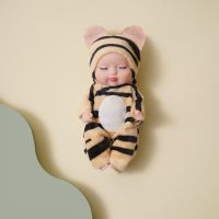 [新款]豹子 [袋装]1个娃娃+奶瓶 bjd娃娃正版13厘米动物洋娃娃全套可爱女孩玩具 女孩子生日礼物女