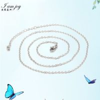 蝶舞月牙[单项链链条] 自用[卡纸装] 晓月蝶梦极光项链ins闺蜜款三人温柔仙气女学生不掉色仙女锁骨链