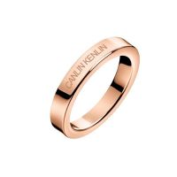 玫瑰金素圈 5号 ck戒指男女情侣小ck对戒满天星一对款520情人节送女朋友礼物