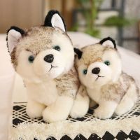 24 可爱仿真哈士奇公仔毛绒玩具生日礼物男女朋友学生儿童布娃娃玩偶