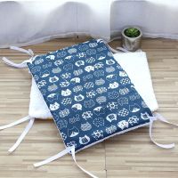 [加绒]平台垫-蓝猫和风 1号-40cm*23cm 猫笼平台垫子加厚三层系带垫子凉席垫猫咪睡垫狗狗窝垫双面猫垫子