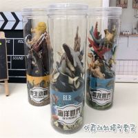 款式随机发出 仿真侏罗纪恐龙模型野生森林海洋动物12只桶装动物儿童礼物玩具