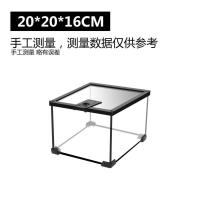 20-20-16 玻璃爬缸守宫蜥蜴角蛙树蛙甲虫玩具蛇乌龟饲养盒爬虫盒雨林缸