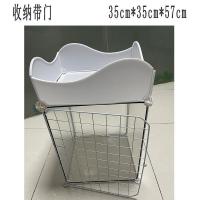 迷你收纳35*35*57cm 狗围栏家用室内幼犬笼子猫栅栏宠物护栏带厕所收纳狗DIY自由组合