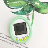 浅绿色 迷你儿童掌上喂养精灵电子宠物机学生游戏机挂件挂饰女孩益智玩具