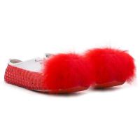 [红色]鞋码备注 舞狮鞋醒狮鞋南狮鞋舞狮醒狮专用鞋子仿羊毛狮鞋狮子步鞋用品道具