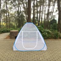 经济款单门送收纳袋 1.2米宽x2米长 户外蚊帐免安装打地铺帐篷露营0.9/1.2/1.5/1.8m米野外折叠便携式
