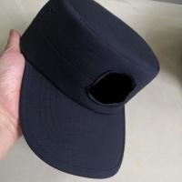 网格作训帽 56 99作训帽训练帽藏青色帽子好网格作训帽物业帽子黑色便帽工作网帽