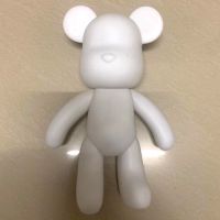 不带材料工具-小熊白胚 10寸23厘米 23-34CM熊贴钻大熊玩偶么么熊熊公仔小熊模型摆件玩具diy暴力熊