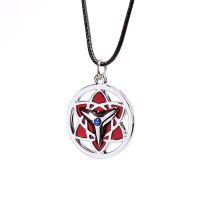 佐助万花筒 火影忍者佐助鼬万花筒卡卡西写轮眼九勾玉项链吊坠项坠动漫饰品