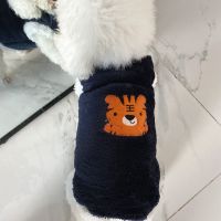 藏蓝色 4号 宠物狗狗猫咪冬天棉衣服 小狗小猫咪棉衣 虎年狗狗猫咪可爱棉衣服