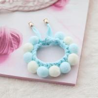 蓝色 XS-15-20CM 猫咪可爱彩色毛球项圈宠物狗狗毛绒脖圈小型犬泰迪饰品