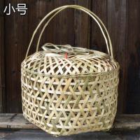 小号 宠物兔窝鸡笼子家用竹编竹制养殖鹅鸡鸭笼婚庆装鸡笼养鸭笼鸡罩笼