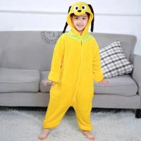 高飞狗(送鞋) 100/85(身高90-105cm) 秋冬季法兰绒儿童睡衣男女童连体卡通兔子恐龙衣服宝宝珊瑚绒睡衣