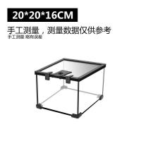 20*20*16 玻璃缸爬宠鼠蛙兔宠物饲养雨林造景蜥蜴守宫蜘蛛龟蟹甲虫铁丝网缸
