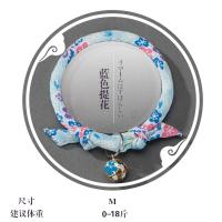 蓝色提花 XS适合0-7斤(当天发出) 猫铃铛猫项圈猫狗铃铛猫项链猫颈脖圈防跳蚤虱子铃铛宠物猫咪用品